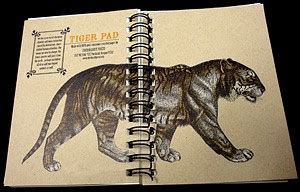 Eberhardt Press Tiger Sketchbook Antiquated Future