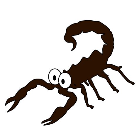 Brown Scorpion Vector Clipart Image Free Stock Photo Public Domain