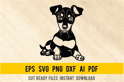Miniature Pinscher Dog Svg Breed Dogs Svg Pet Pup Cut Art 1121572