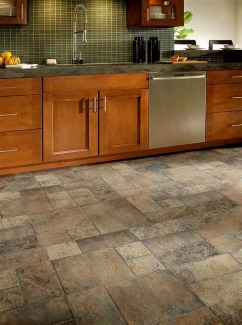 They are moisture resistant and easy to clean. 30 Practical And Cool-Looking Kitchen Flooring Ideas - DigsDigs