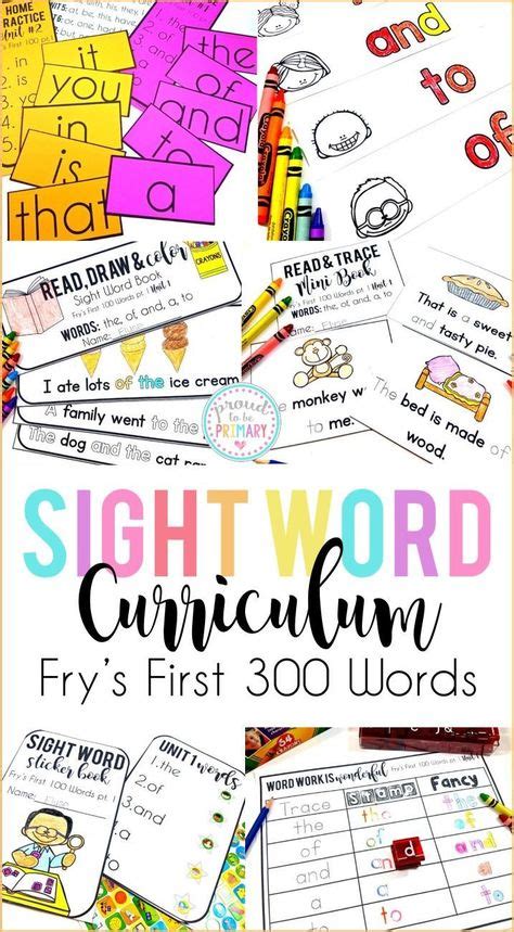 Frys First 300 Words Sight Words Program Bundle Sight Words