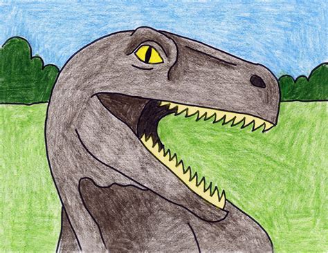 Dinosaur Head · Art Projects For Kids