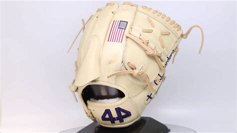 44 Pro Custom Baseball Glove Signature Series Blonde Gill Lacing Two