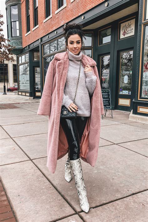 Long Pink Coat Outfit