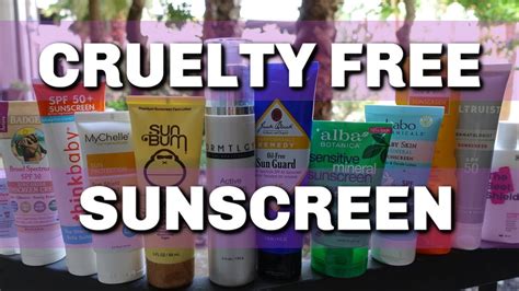 Cruelty Free Sunscreen Some Vegan And Reef Safe Dr Dray Youtube