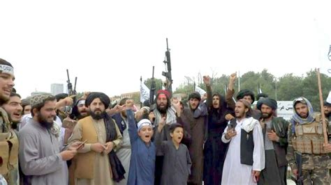 Taliban Feiern Machtübernahme Vor Einem Jahr Berliner Morgenpost