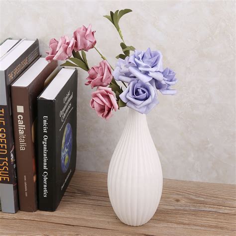 Otviap Simple Modern Ceramic Vase Home Room Table Desktop Decoration Ornaments Ceramic Flower