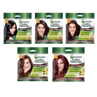 Menarik hati motif pertama open po special…» Garnier Hair Color Naturals Colour All Varian Hitam, Coklat, Golden Brown, Midnight Blue, Plum ...