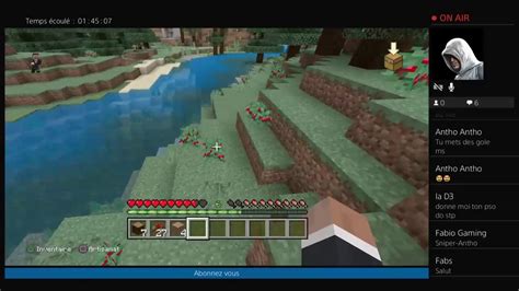 Live Minecraft Ps4 Map Pvpfaction Youtube