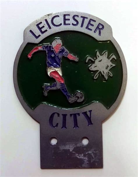 Vintage Leicester City Car Badge Leicester City City Car Car Badges