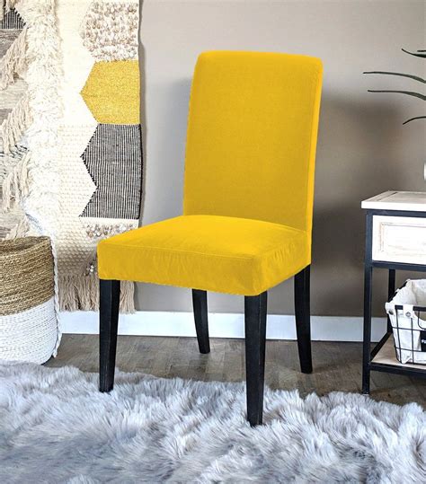 So you can snag several covers and switch between them whenever you want a change. IKEA Henriksdal Dining Chair Cover, Gold Velvet ...