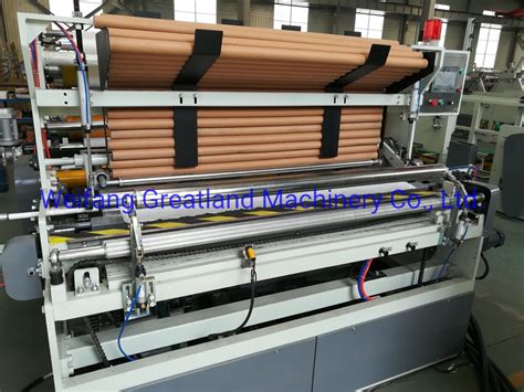 Automatic Kitchen Tissue Paper Towel Roll Making Machine With Cutting And Packing Machine
