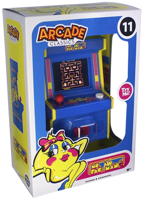 Arcade Classics Ms Pac Man Mini Arcade Game Walmart Inventory