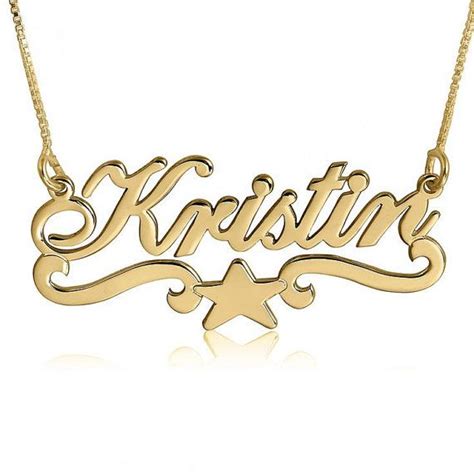 Free Shipping This Beautiful Gold Name Necklace Is A Stylish Hand