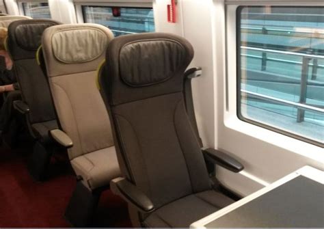 Eurostar Row Of Single Seats In Standard Premier Class On Brand New