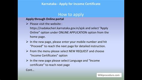 Prescribed loan application form ( in duplicate) to be properly filled up · attested copy of the permanent residence certificate. Karnataka - Apply For Income Certificate - YouTube