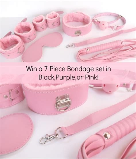 Kittensplaypenshop Enter For A Chance To Win An Entire Bondage Set From