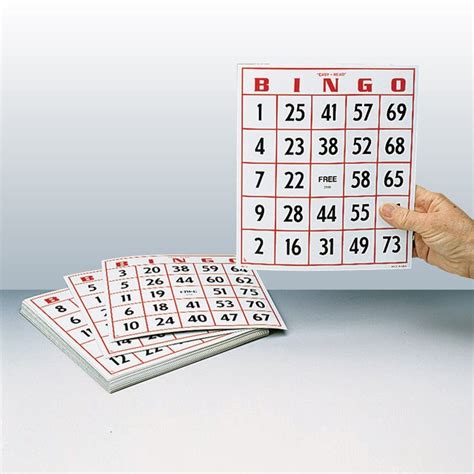 Giant Bingo Cards Bingo Cards Cards Activities For Adults