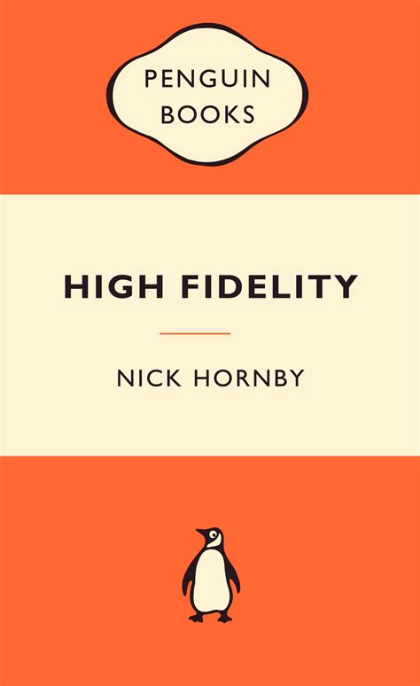 High Fidelity Popular Penguins By Nick Hornby Penguin Books Australia