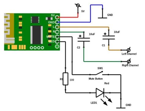 Circuit Diagram Of Bluetooth Speakers