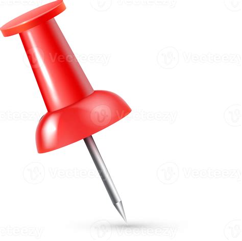 Free Glossy Red Push Pin 11421317 Png With Transparent Background