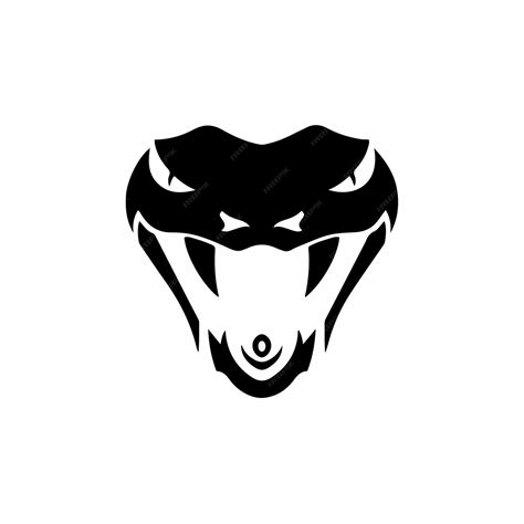 Premium Vector Viper Head Symbol Logo On White Background Tribal