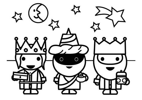 Dibujo para colorear Reyes Magos - Dibujos Para Imprimir Gratis - Img 26426