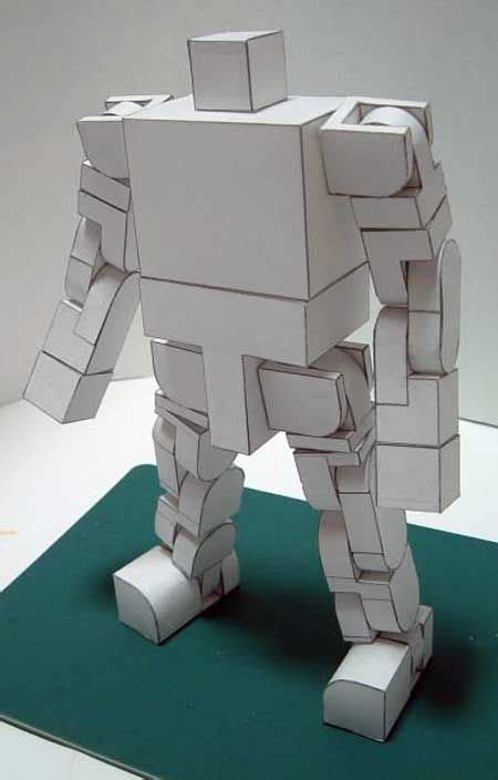 11easy Papercraft Robots Theplainofdeadcities