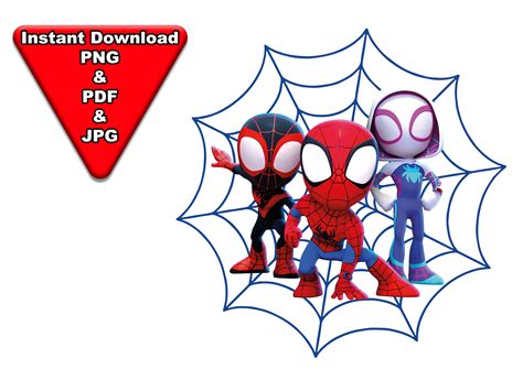 Spidey and His Amazing Friends Png Spidey and His Amazing - Etsy Australia