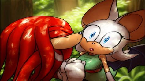 Knuckles Kisses Rouge Sonic Comic Dub Animations Youtube