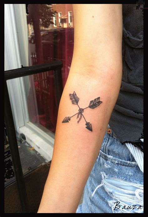 Arrow Cross Tattoos On Arm Things I Wantlike