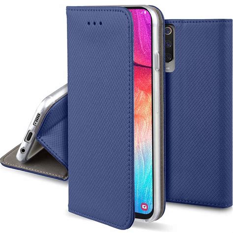 Case Samsung Galaxy A12 Flip Magnet Navy Blue Navy Blue Cases And