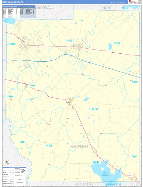 Maps Of Kaufman County Texas