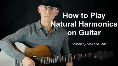 How To Play Natural Harmonics Guitar Lesson Tutorial Youtube