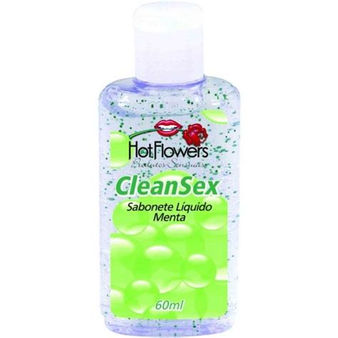 Sabonete Liquido Clean Sex Menta Loja De Pura Sedução Sexy Shop