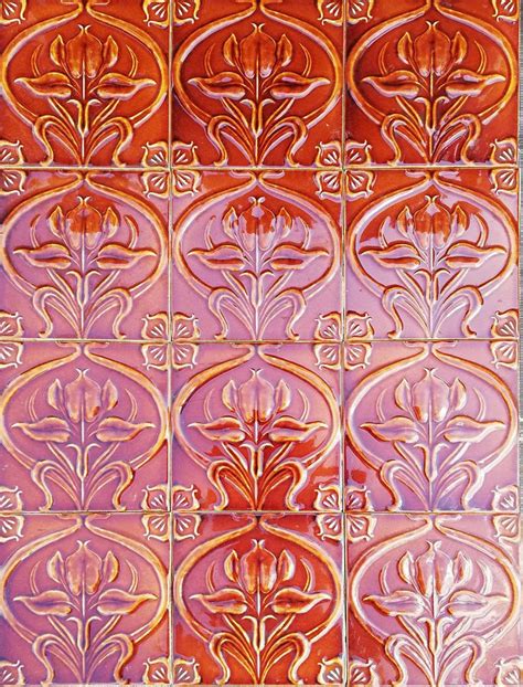 Art Nouveau Relief Tile Morialmé 1930s For Sale At Pamono