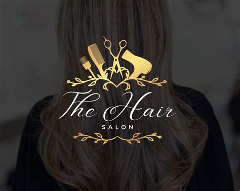 Hairdresser Logo Hair Salon Logo Design Beauty Salon Woman Etsy México