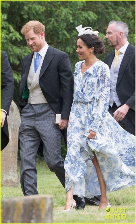 Duchess Meghan Markle And Prince Harry Attend His Cousins Wedding