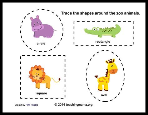 Preschool Zoo Animals Printables
