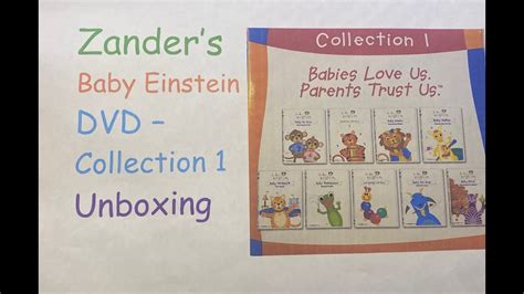 Unboxing Baby Einstein Dvds From Collection 1 Youtube