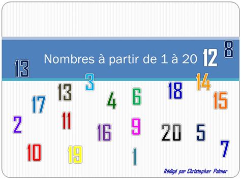 French Numbers 1 20 Teaching Resources