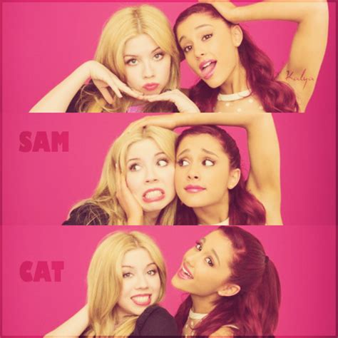 Catarina cat valentine is one of the title characters of sam & cat, and one of the main protagonists alongside sam puckett. Sam &, Cat ♥ Kalya - image #1211539 by nastty on Favim.com