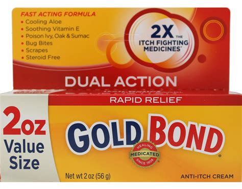 Gold Bond Medicated Anti Itch Cream 2 Ounce Tubes Pack Of 3 Buy