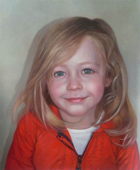 Portrait Painting Photo To Painting Childrenkids Oil Portrait