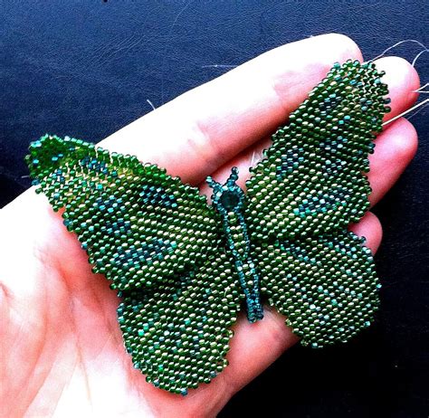 Tutorial Pattern For Beaded Butterfly Artisan Jewellery Etsy