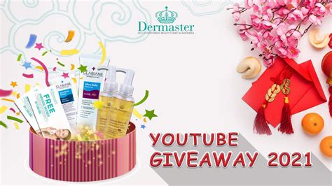 Dermaster Youtube Giveaway 2021 Youtube