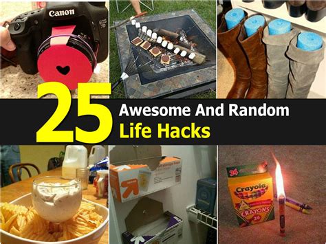 25 Awesome And Random Life Hacks