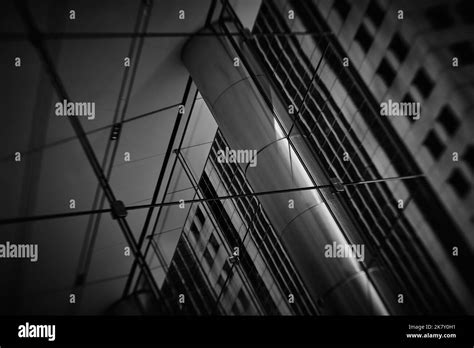 Black And White Lensbaby Abstract Images Of Modern Chicago Architecture