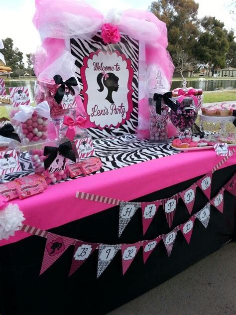candy vixen candy bar buffets barbie party decorations barbie theme party barbie birthday