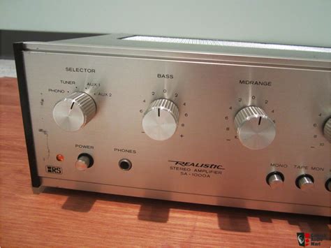 Vintage Realistic Sa 1000a Integrated Amplifier Photo 461118 Us
